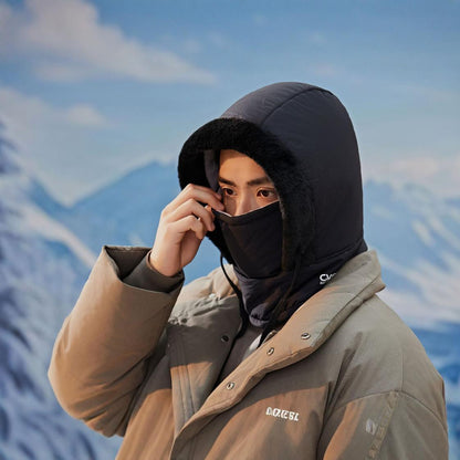 Men's Outdoor Fleece Warm Ear Protection Hat