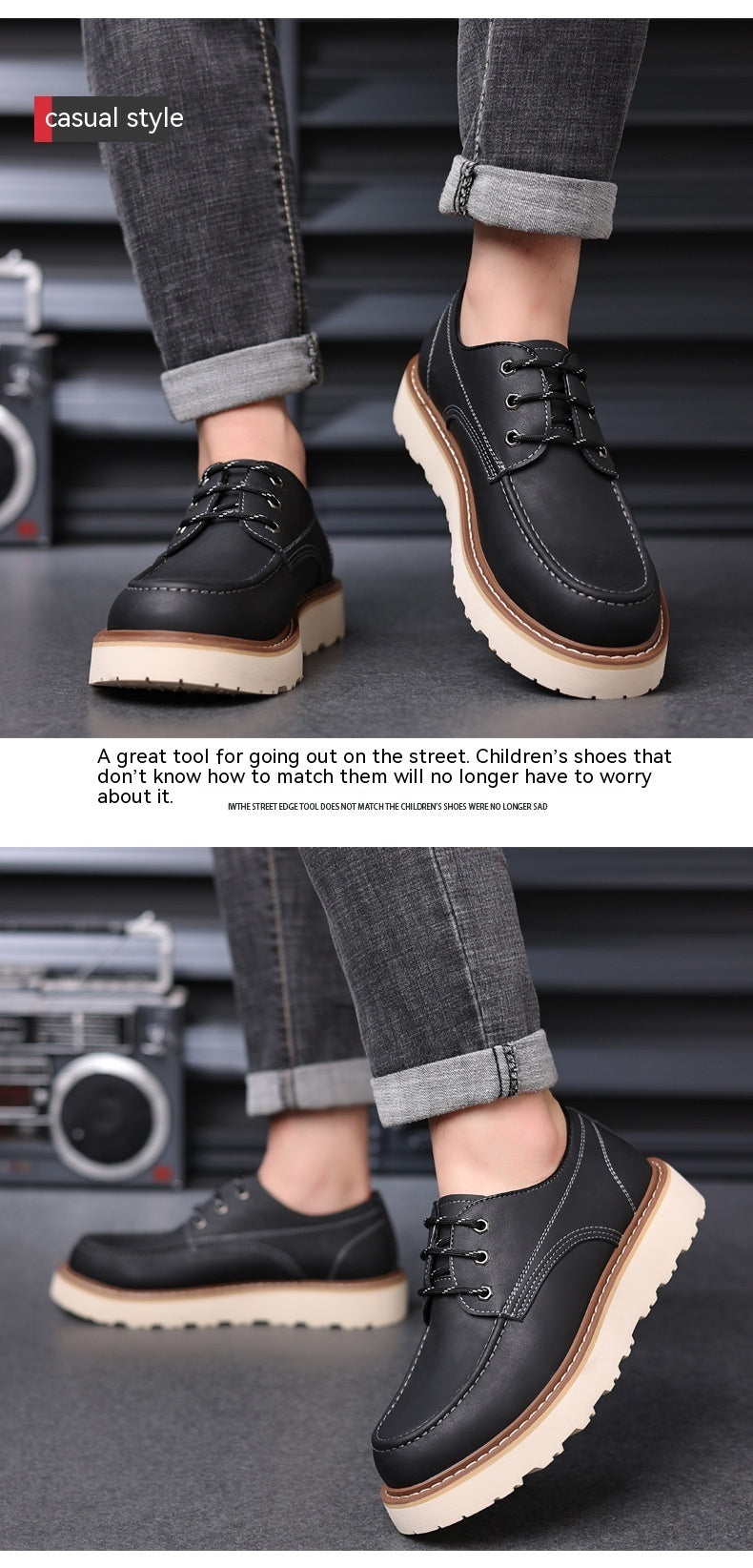 Short Low-top Retro Casual Martin Boots