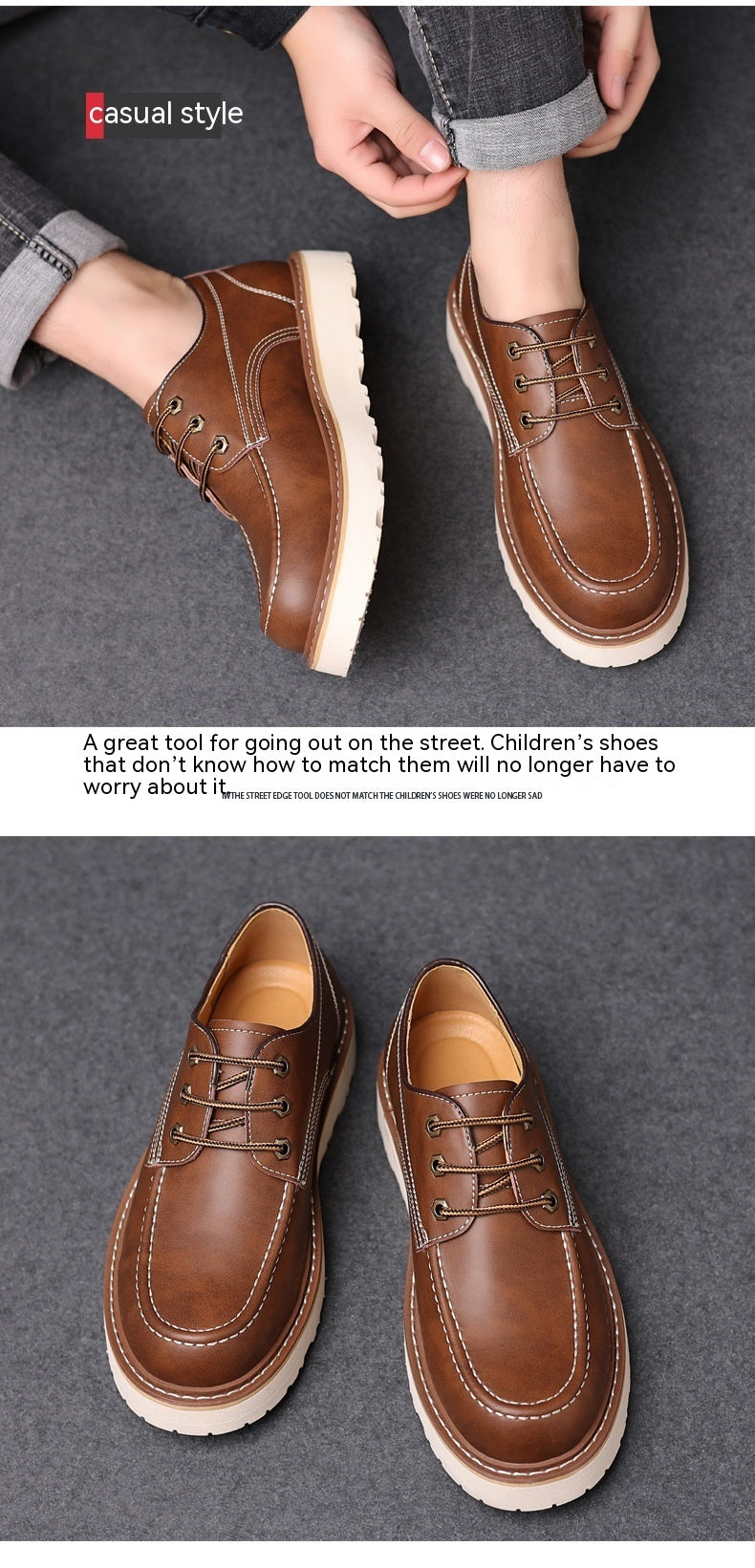 Short Low-top Retro Casual Martin Boots