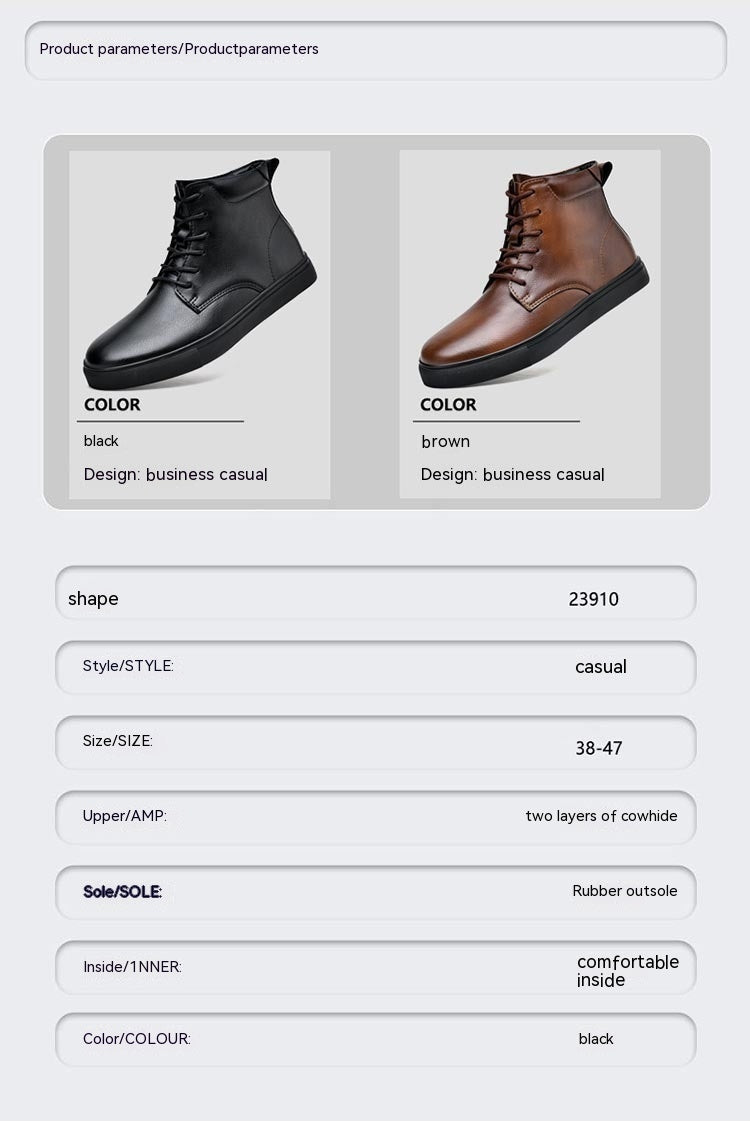 Short Plus Size High-top Martens Boots