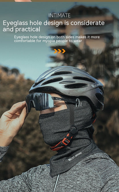 Thermal Fleece Cycling Mask with Eyehole