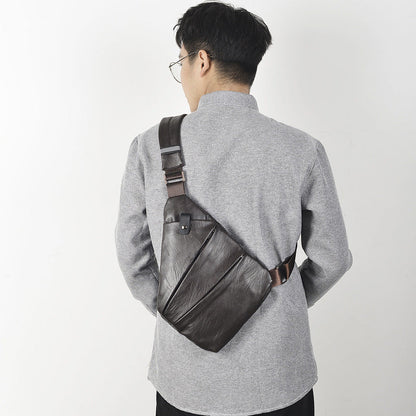New Trendy Men's Anti-theft Chest Sports Bag