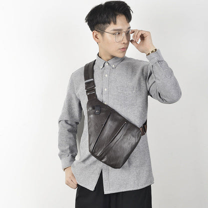 New Trendy Men's Anti-theft Chest Sports Bag