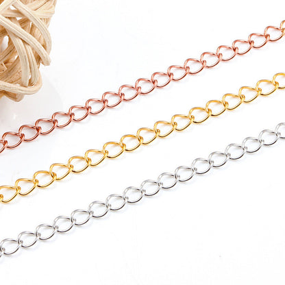 Stainless Steel Vacuum Plated Tail Chain Ornament