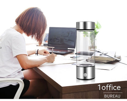 Portable Hydrogen Water Bottle Rechargeable Generator