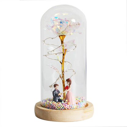 Enchanted Forever Rose LED Christmas Decor