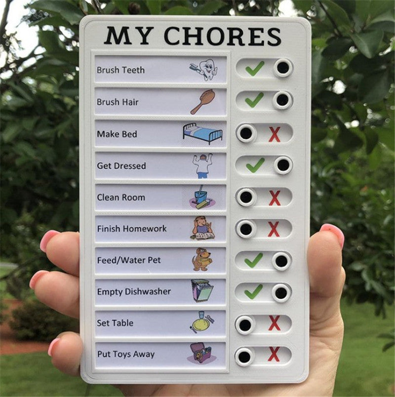 RV Memo Message Checklist Plastic Memo Plastic Board Record Checklist