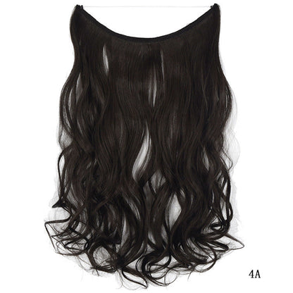 22 Inch Invisible Wire Hair Extensions Synthetic