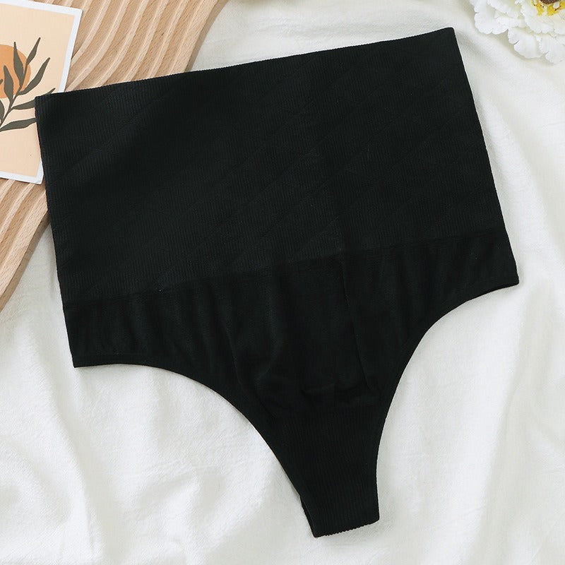 Sexy waist cinching and hip lifting pants, seamless design, exposed buttocks, high waisted pants and thongs