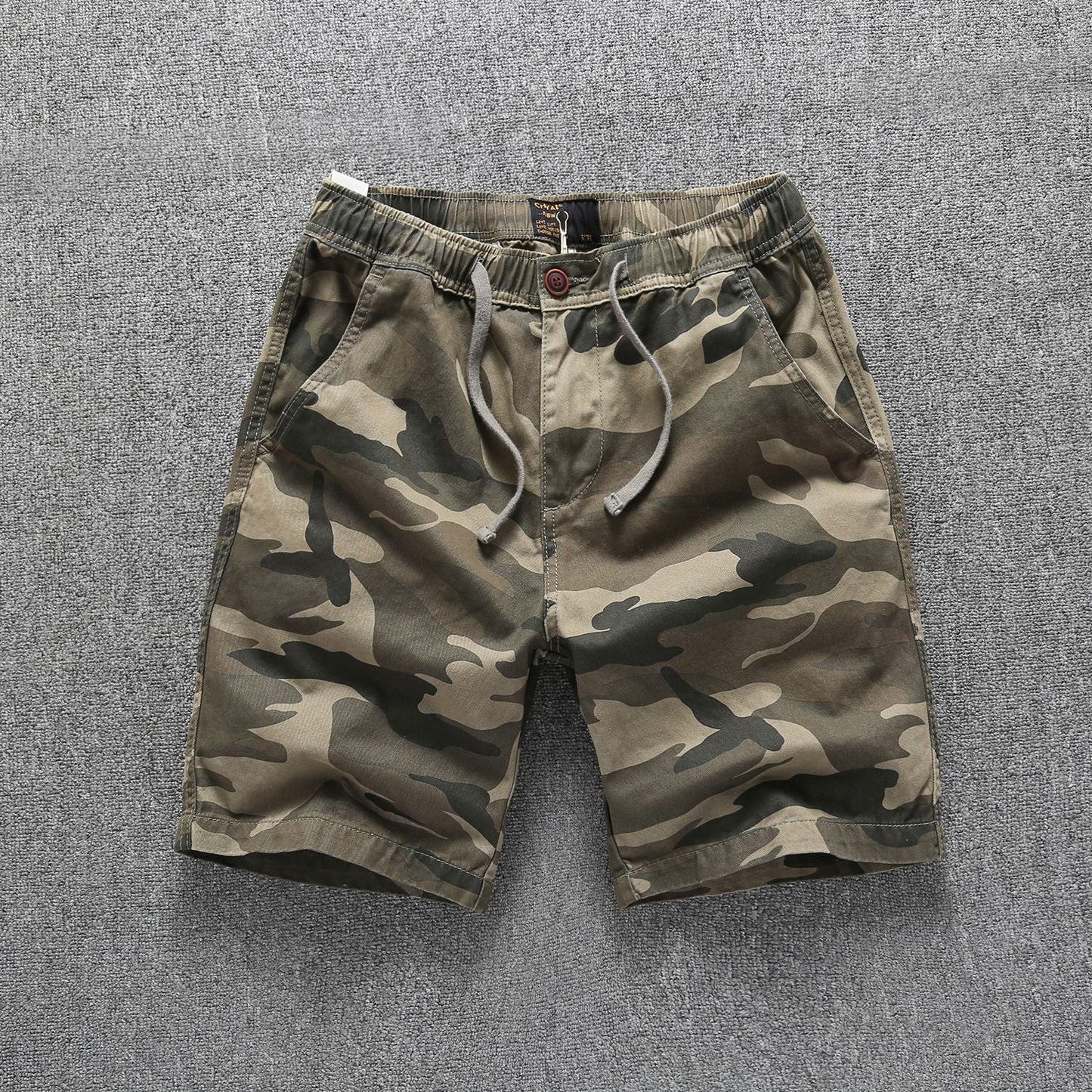 Straight Sports Leisure Five-Point Cotton Work Shorts