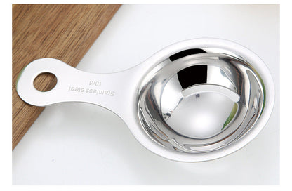 Stainless steel egg separator