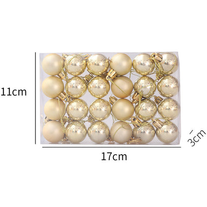 Christmas Ball Plastic Electroplating Christmas Ball Christmas Tree Creative Decoration Gift
