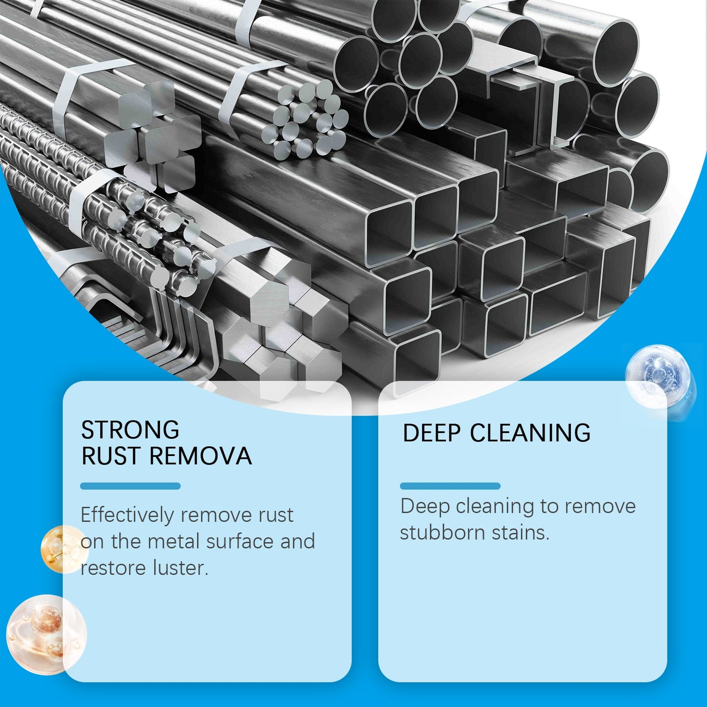 Multi-Function Rust Cleaning Sheet Metal Refurbished Car Wheel Screws Rust Cleaning To Remove Rust
