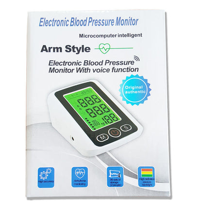 Large Screen Voice Blood Pressure Monitor Arm Type with Backlight