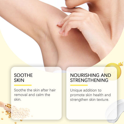 Soybean Hair Removal Cream Mild And Non-Irritating For The Whole Body Apply Moisturizing And Gentle Pure Skin Hair Removal Cream