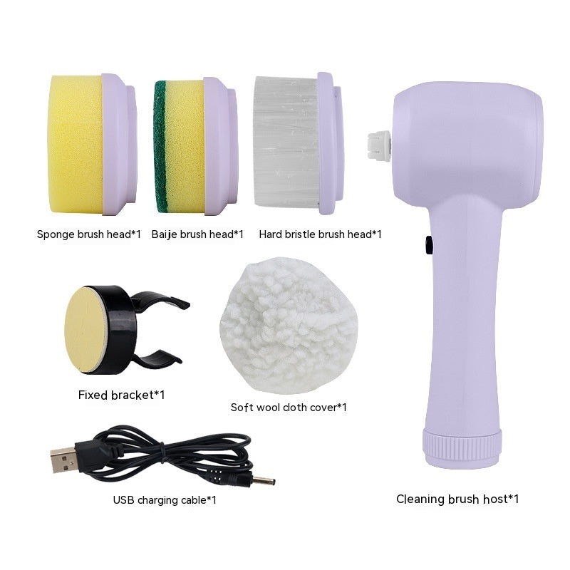 4 In 1 Electric Spinning Cleaning Brush Cordless Handheld