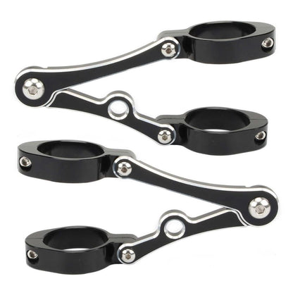 Motorcycle modified headlight bracket