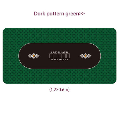 Dezhou playing card pad tablecloth table cushion square round chip rubber cushion playing card table top cushion