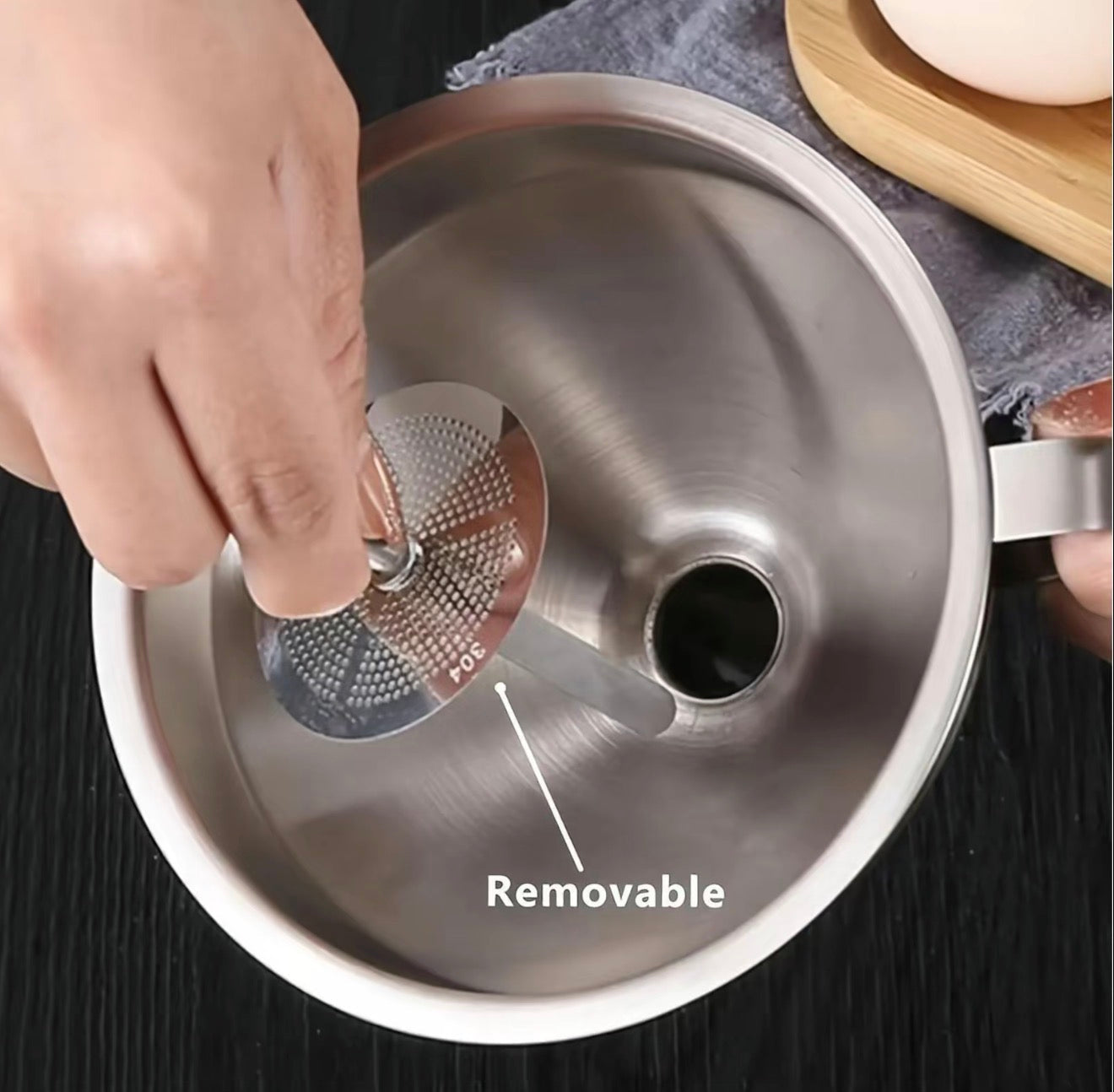 SmartStrain Kitchen Oil Funnel Filter