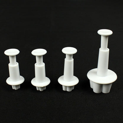 4pcs Plum Flower Fondant Cutter Tool