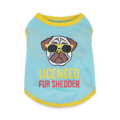 Dog Clothes Summer Clothes Teddy Pet Vest Bears Fadou Small Dogs Puppies Cats Thin Light and Breathable
