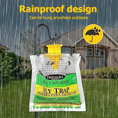 Outdoor  Fly Trap Bag The Ultimate Fly Eradicator Plants Fly Control