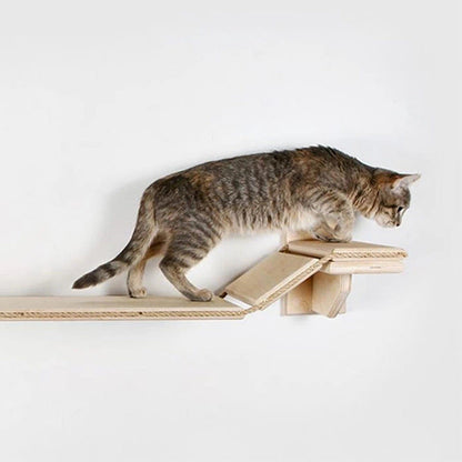 Cat suspension bridge wall-mounted pet staircase