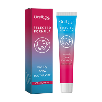 Baking Soda Toothpaste, Mint Fresh Teeth Cleaning Care Brightening Smile Teeth Cleaning Toothpaste