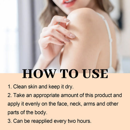 Face Protection Lotion Mild Protection UV Repair Sunburn Anti-Wrinkle Clear Protection Cream