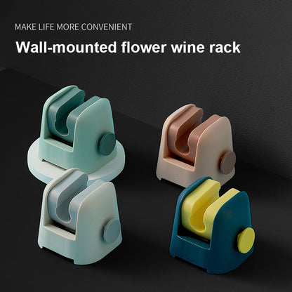 Shower Bracket Free Punching Fixed Seat Universal Shaking Head Adjustable Lotus Pod Bathroom Nozzle Flower Drying Shower Base