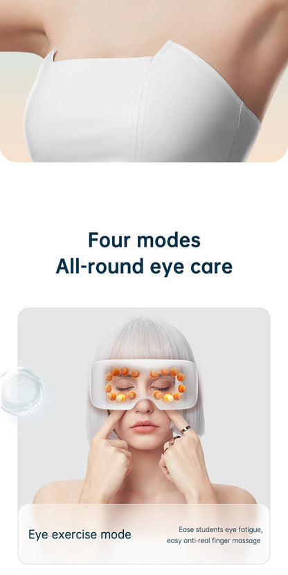 New Arrival Dry Eye Massage And Heating Steam Eye Massage Equipment Vibration Electric Eye Steam Massager