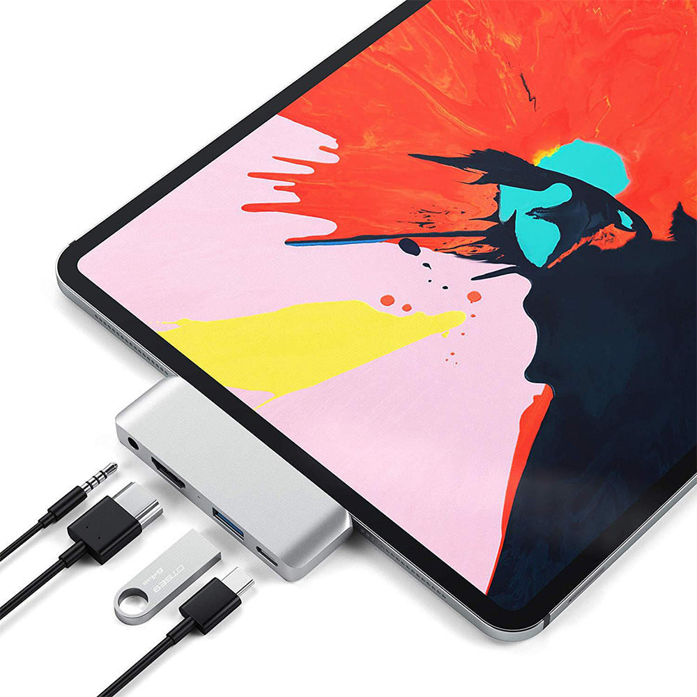 Type-c splitter switch game console mobile phone computer HD usb c suitable for ipad four-in-one expansion dock