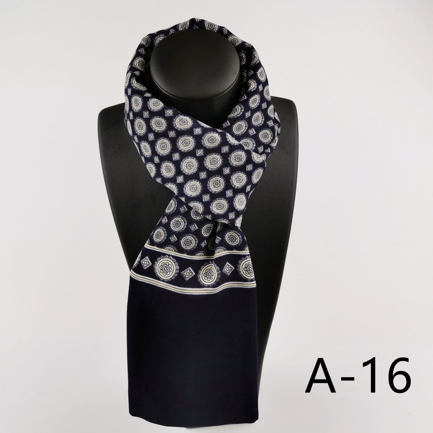 Men's Double Layer Cashmere Washed Warm Scarf