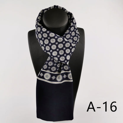 Men's Double Layer Cashmere Washed Warm Scarf
