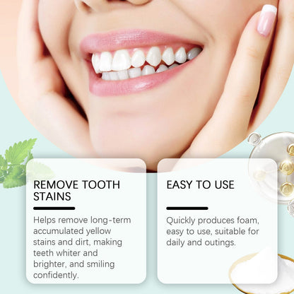 Mint Brightening Toothpaste Tablet Oral Deodorizer Fresh Breath Portable Toothpaste Chewable Tablet