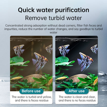 Multifunctional Aquarium Sponge Filter: Water Purifier, Pump, Wave Maker, with Suction Cup & Air Pump