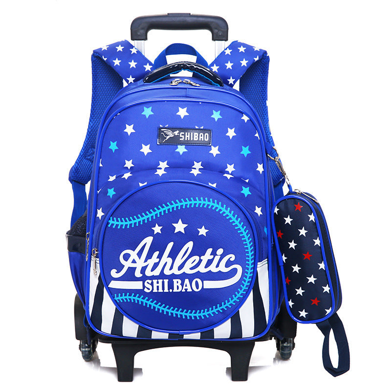 Waterproof Children's Trolley School Bag