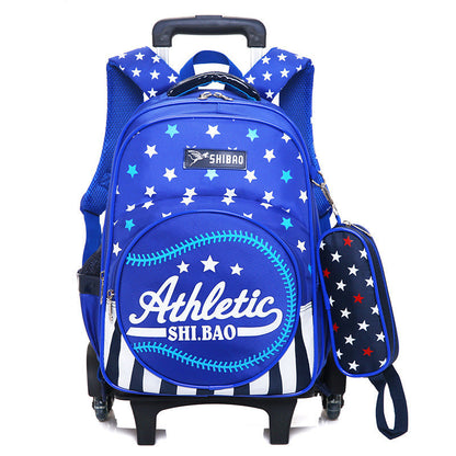 Waterproof Children's Trolley School Bag