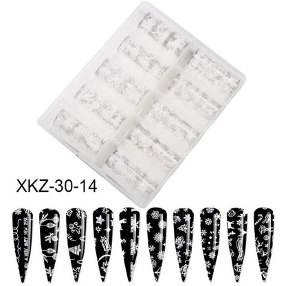 Butterfly Laser Star Nail Transfer Paper
