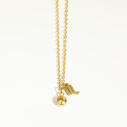 Hot Sale Classic Evergreen Zodiac Necklace