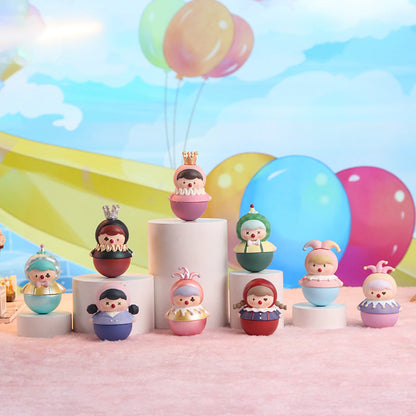 Comes with fragrance and a wobbly figurine gift Office decoration figurine resin tabletop cute little ornament