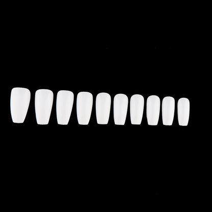 Long Ballerina False Nails Full Coverage