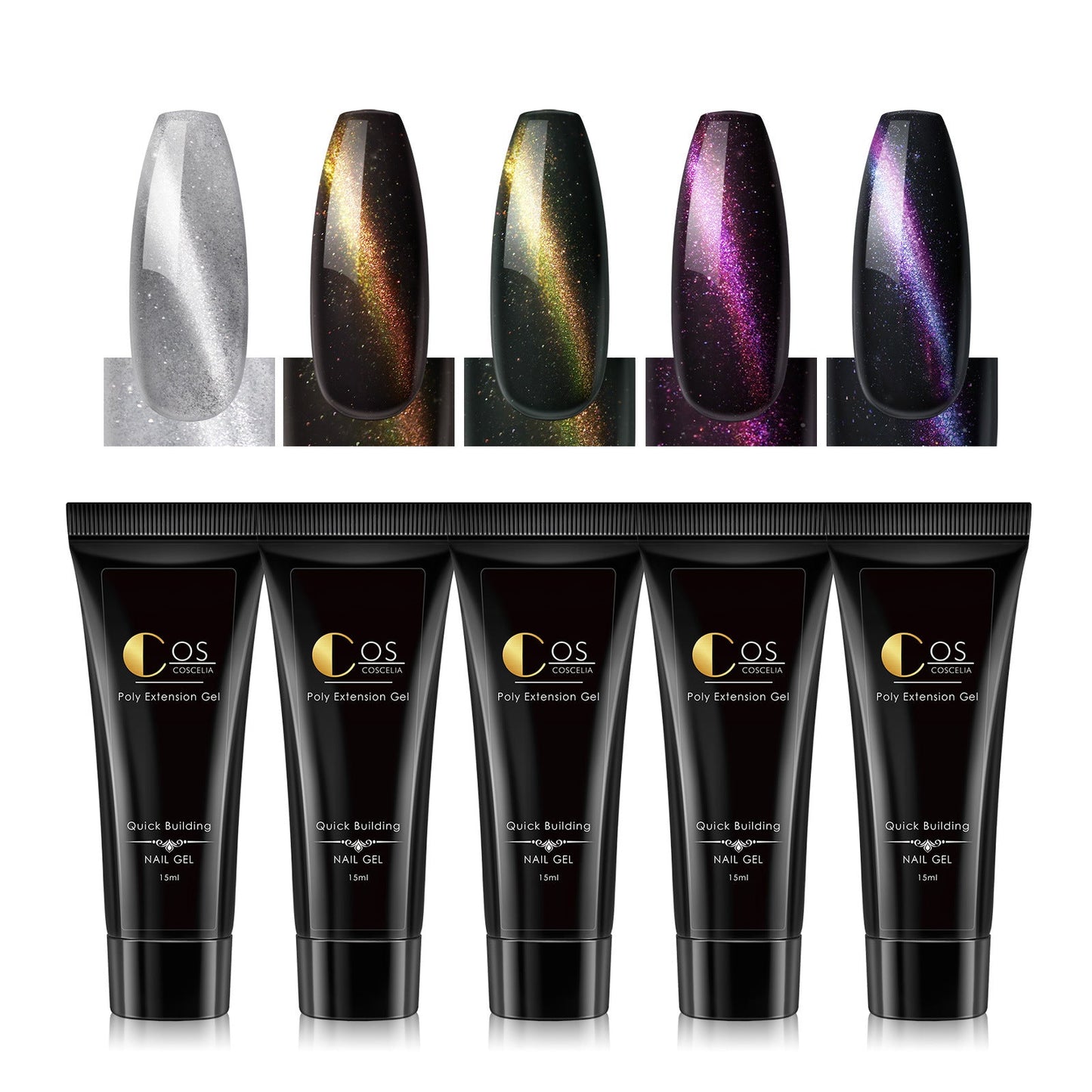 Painless Fast Crystal Extension Glue Cat Eye Manicure Phototherapy Glue Beginner Manicure Holder Nail Extension Glue