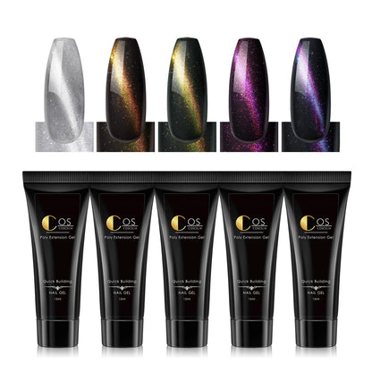 Painless Fast Crystal Extension Glue Cat Eye Manicure Phototherapy Glue Beginner Manicure Holder Nail Extension Glue