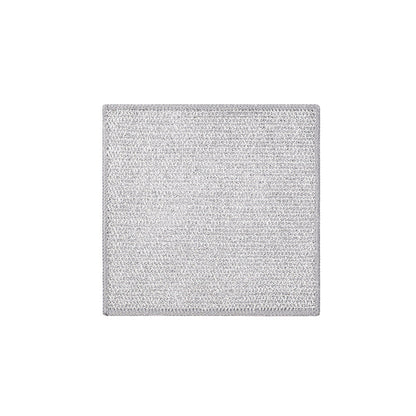 Steel Wire Dishcloth for Home Use, Non-Greasy Steel Wool Scrubbing Cloth, Kitchen Cleaning Cloth, Easy to Clean Silver Wire Rag