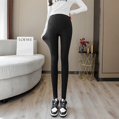 Pregnant Women's Pants Leggings Large Adjustable Barbie Pants High Elastic High Waist Outer Wear