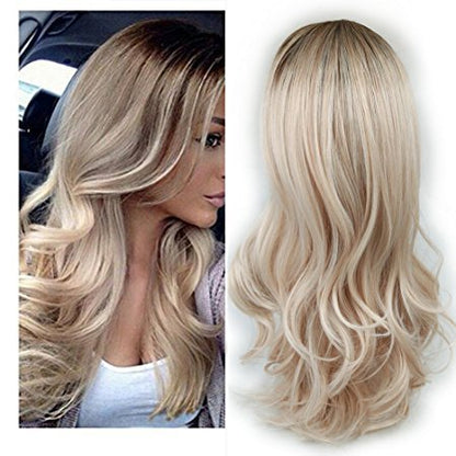 Fashion Long Curly Wig with Bangs - Europe/US Style
