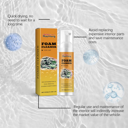 Car Foam Cleaner Car Interior Maintenance Decontamination Waterproof Maintenance Cleaning Foam Agent