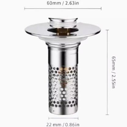 Wash Basin Drain Cap Filter Washbasin Sink Drainer Deodorant Mesh Basin Universal
