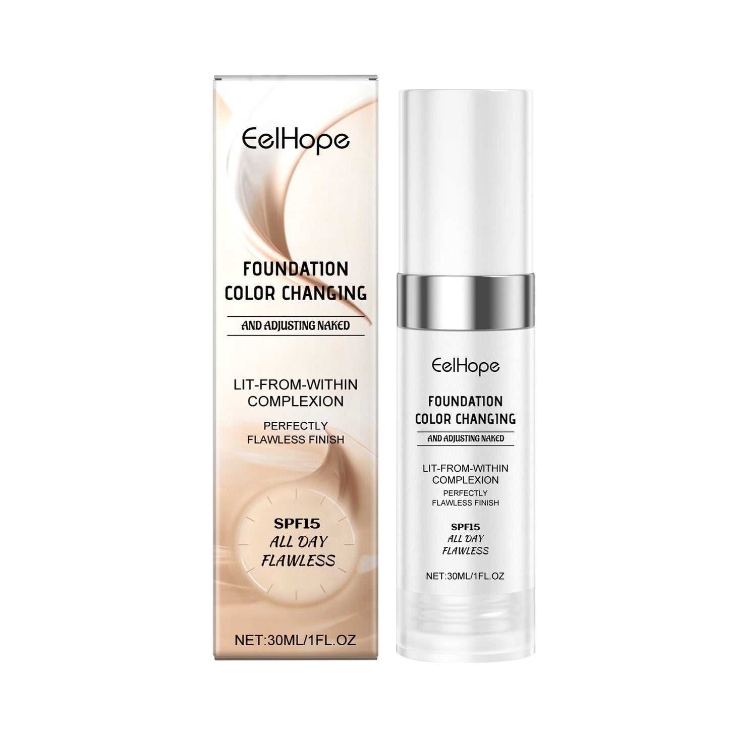 Warm Change Concealer Foundation Naturally Moisturizes Face With A Light And Long-Lasting Moisturizing Foundation